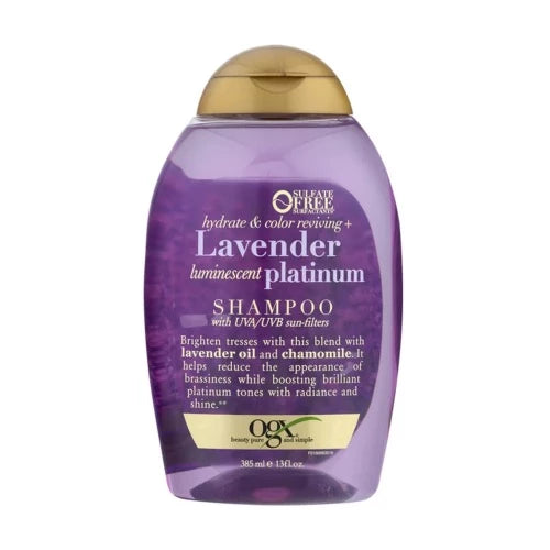 Ogx Lavender Platinum Shampoo 385ml