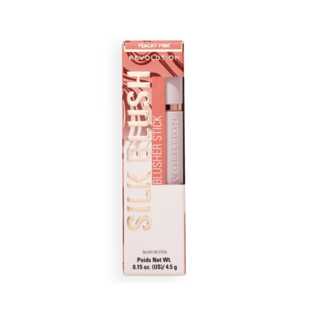 Revolution Silk Blush Blusher Stick Peachy Pink