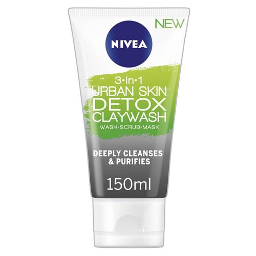 Nivea Urban Detox Clay Wash 3in1 150ml