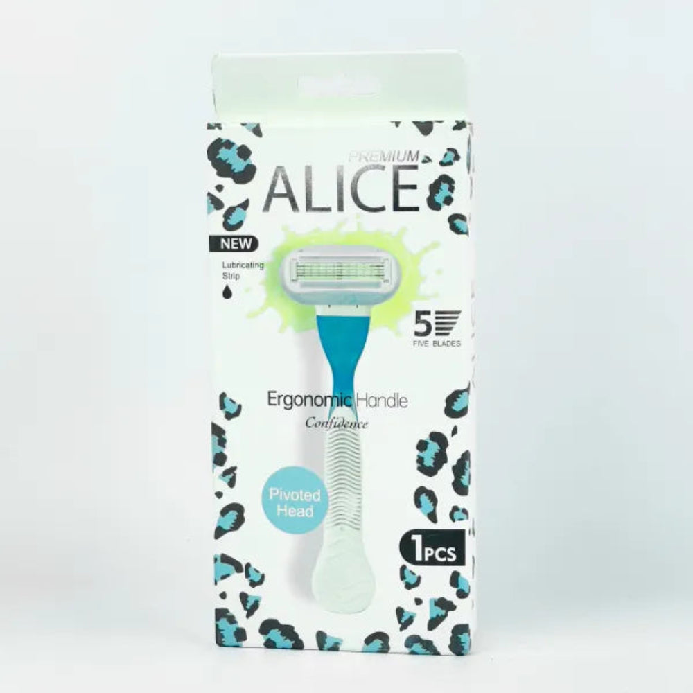 Alice Ergonomic Handle Confidence 5 Blade Blue