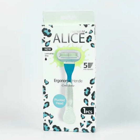 Alice Ergonomic Handle Confidence 5 Blade Blue