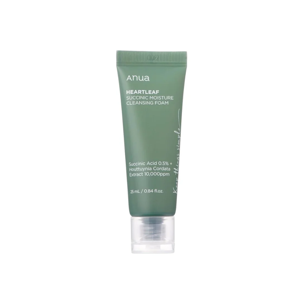 Anua Heartleaf Succinic Moisture Cleansing Foam 25ml