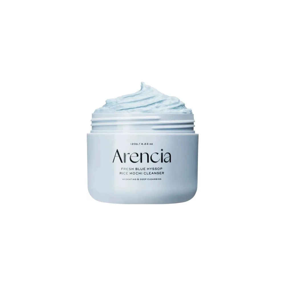 Arencia Rice Mochi Cleanser 120ml Fresh Blue Hyssop