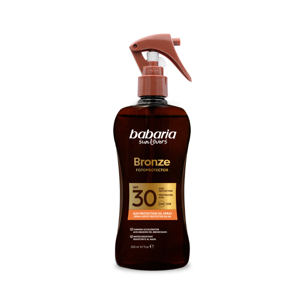 Babaria Sun 30spf Tanning Oil Spray 200ml
