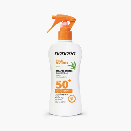 Babaria Sun 50+spf Aloe Lotion Spray 200ml