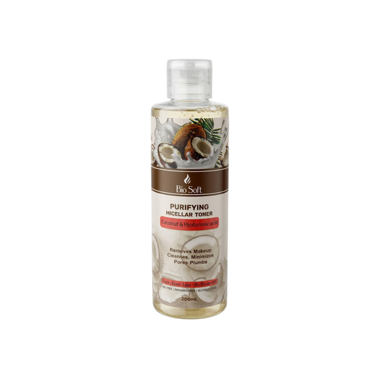 Bio Soft Purifying Micellar Toner 200ml Coconut&Hyaluronic Acid