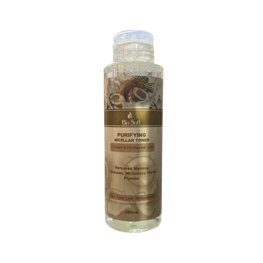 Bio Soft Purifying Micellar Toner 380ml Coconut&Hyaluronic Acid
