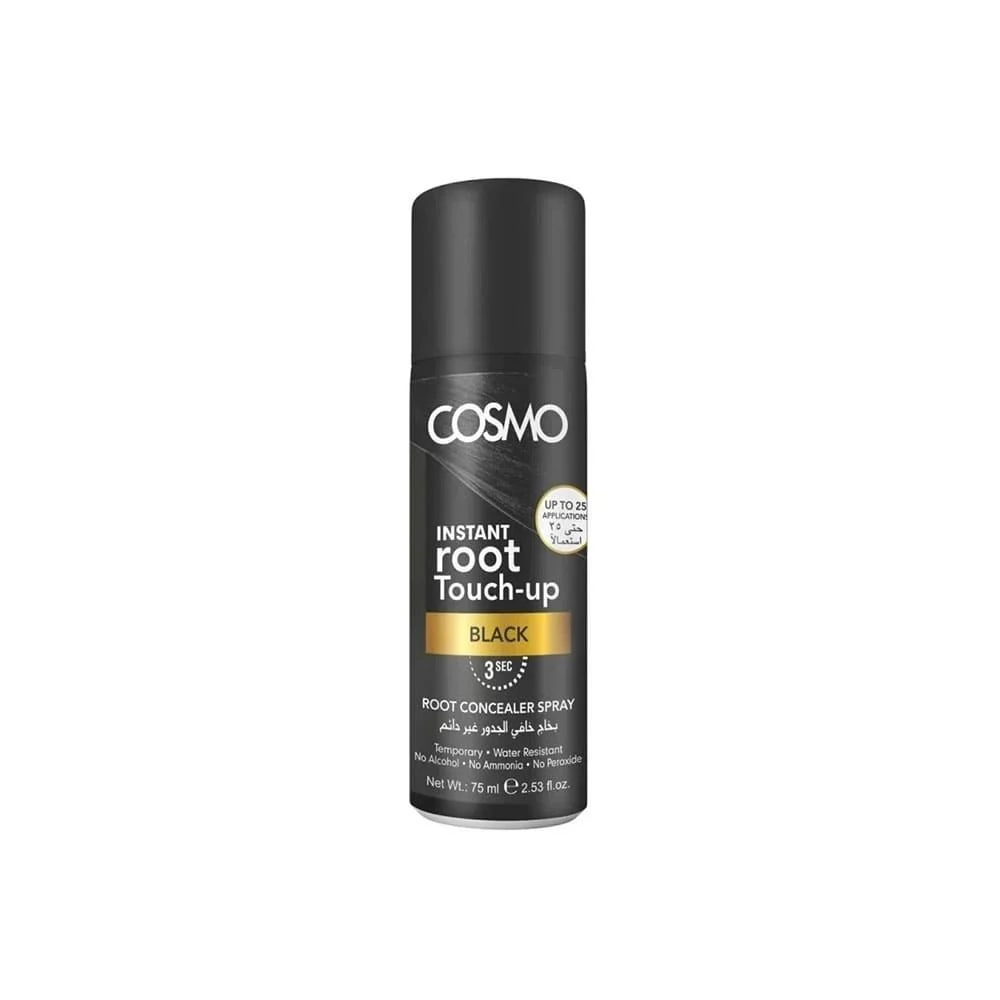 Cosmo Instant Root Touch Up Spray 75ml Black