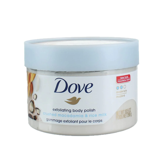 Dove Macadamia&Rice Milk Body Polish 298g
