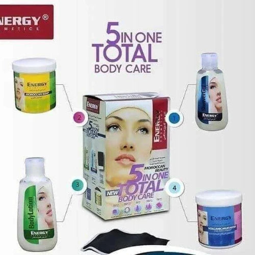 Energy Moroccan 5in1 total Body Care Set