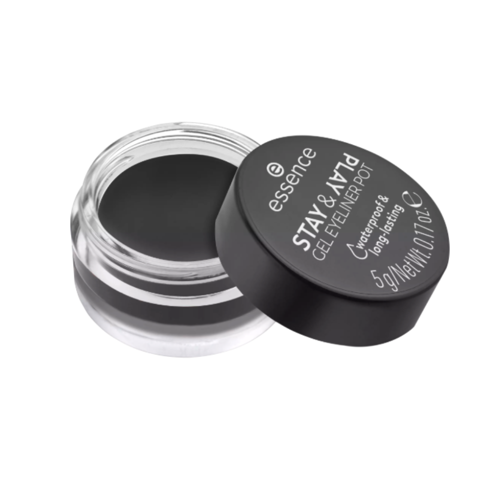 Essence Stay&Play Pot WP Gel Eyeliner 001