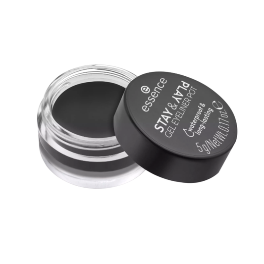 Essence Stay&Play Pot WP Gel Eyeliner 001