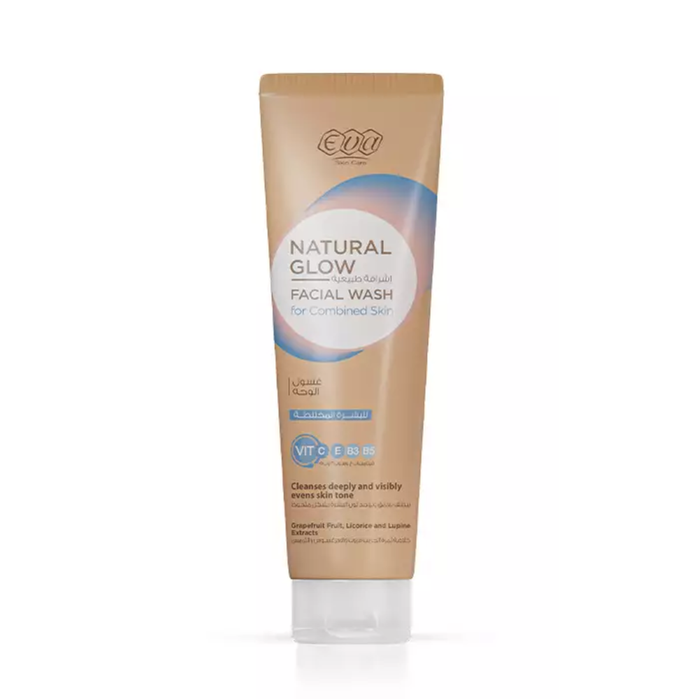 Eva Natural Glow Combined Facial Wash 100ml