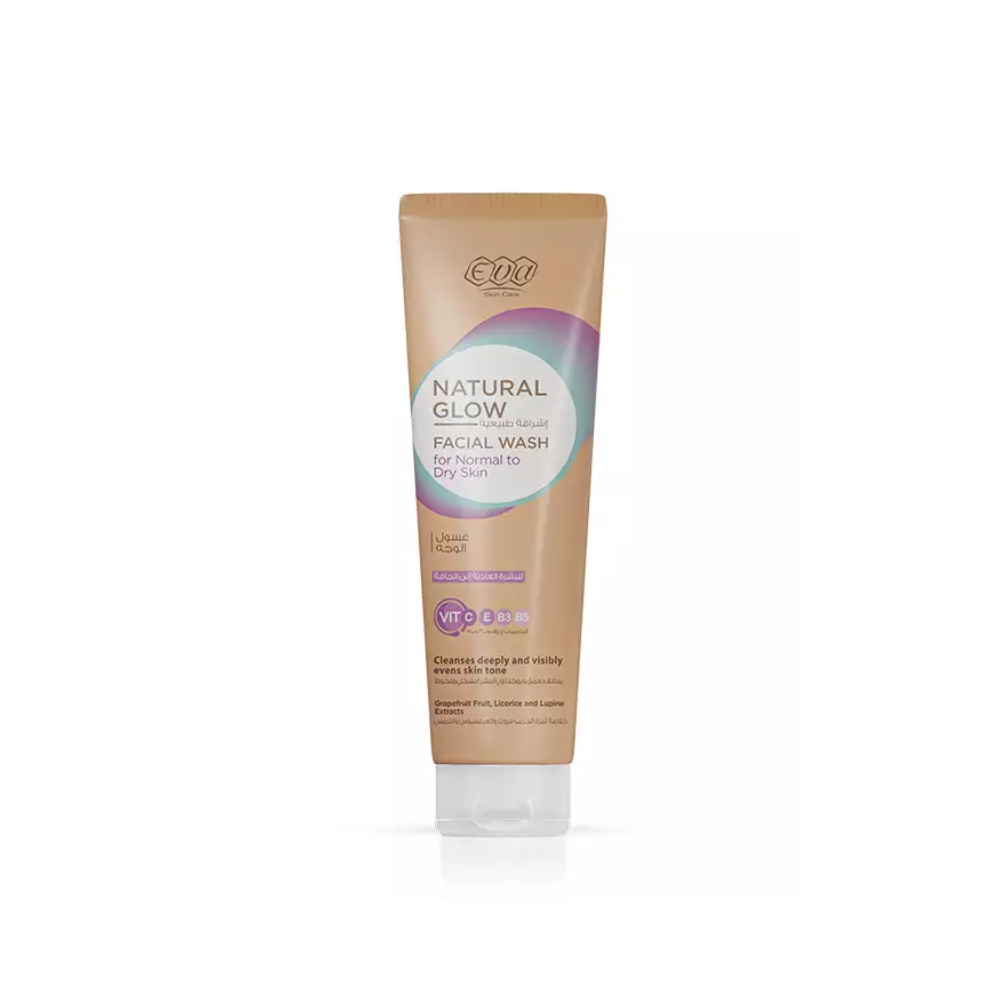 Eva Natural Glow Normal To Dry Facial  Wash 100ml