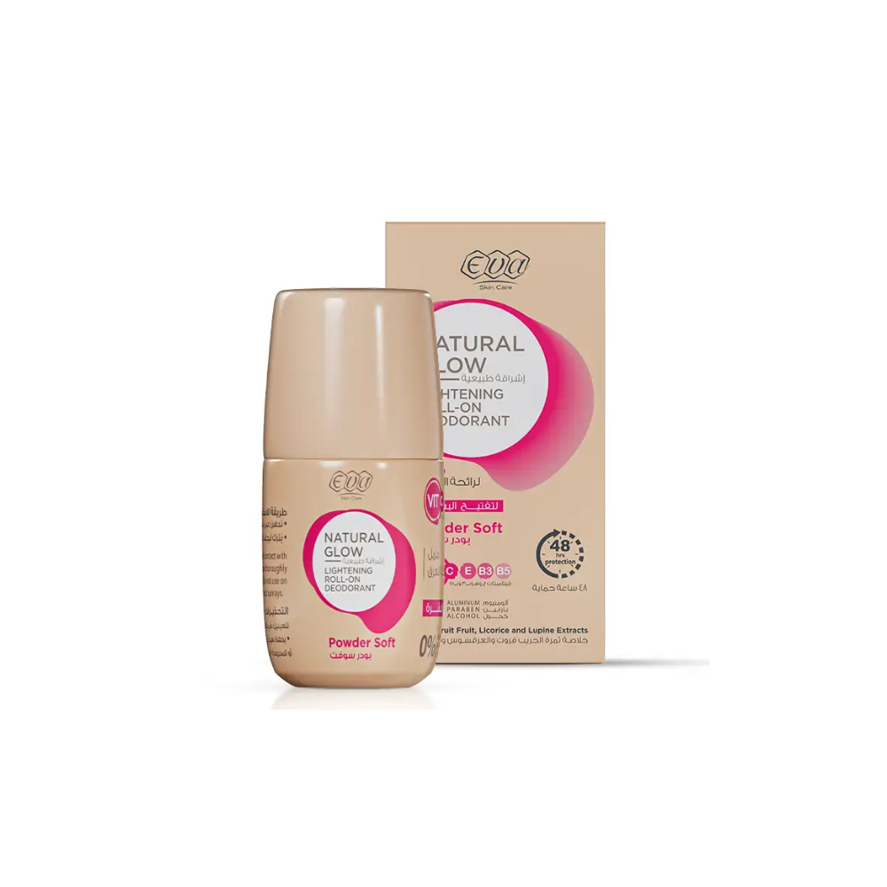 Eva Natural Glow Powder Soft Roll On 60ml