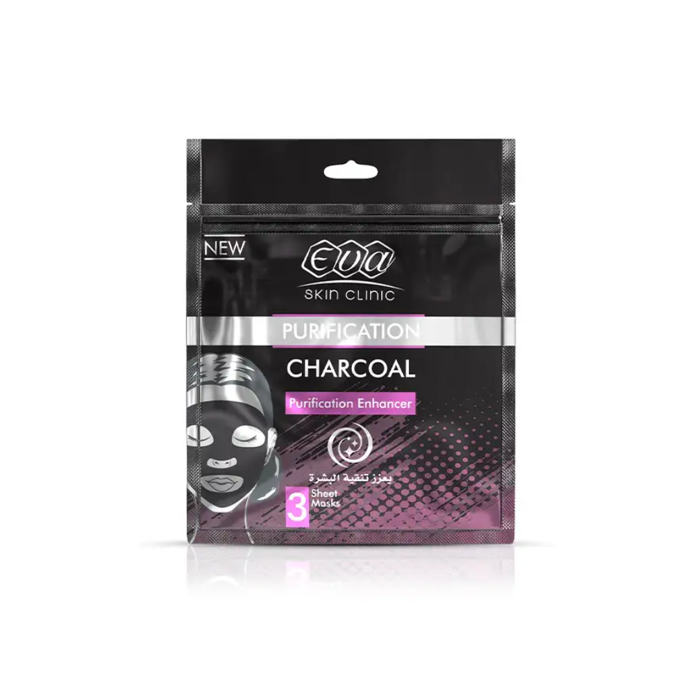 Eva Purification Charcoal Mask 3 Sheets