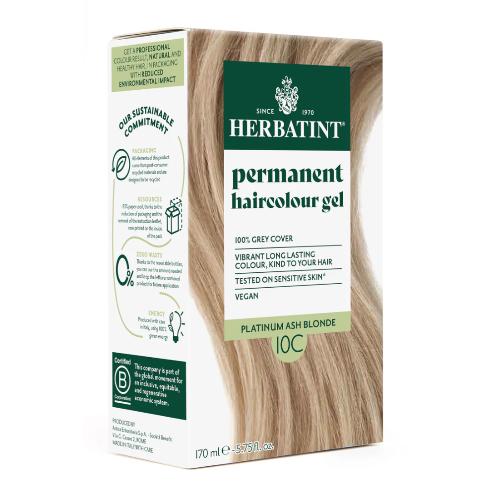 Herbatint Permanent Hair Colour Gel 170ml 10C