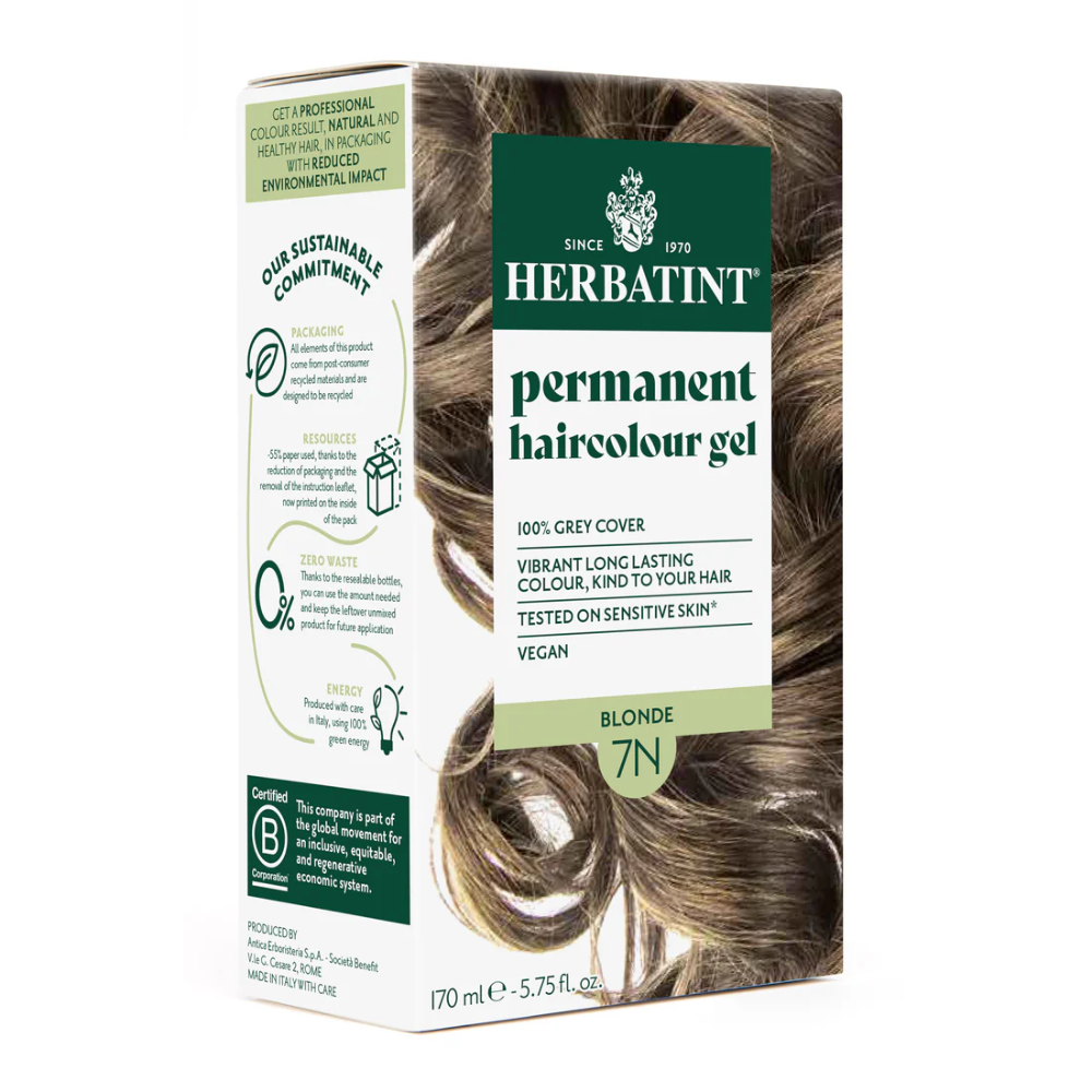 Herbatint Permanent Hair Colour Gel 170ml 7N