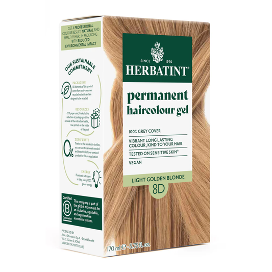 Herbatint Permanent Hair Colour Gel 170ml 8D