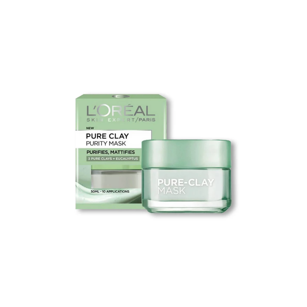 Loreal EG Pure Clay Purifies&Matifies Mask 50ml