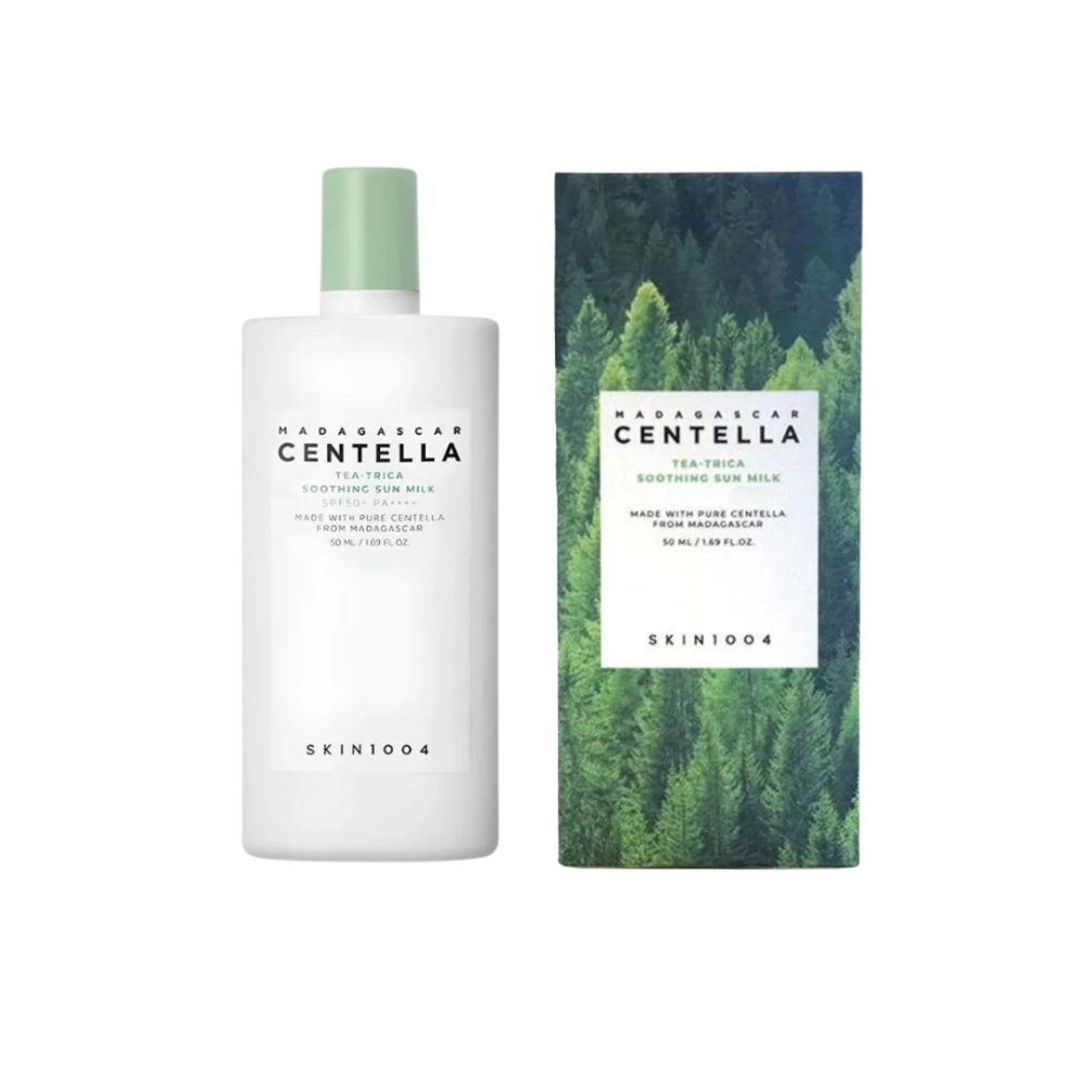 Madagascar Centella Tea-Trica Soothing 50spf Sun Milk 50ml.