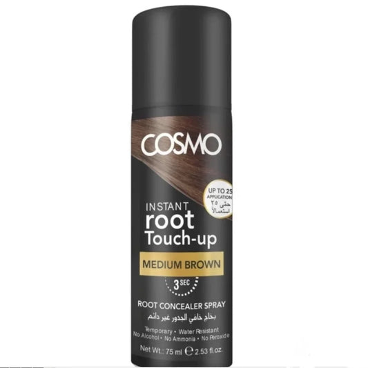 Cosmo Instant Root Touch Up Medium Brown Spray 75ml