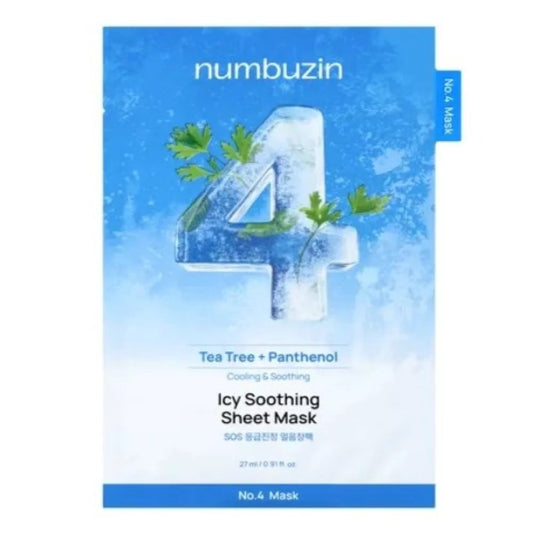 Numbuzin Tea Tree&Panthenol Ice Soothing Sheet 1 Mask 27ml