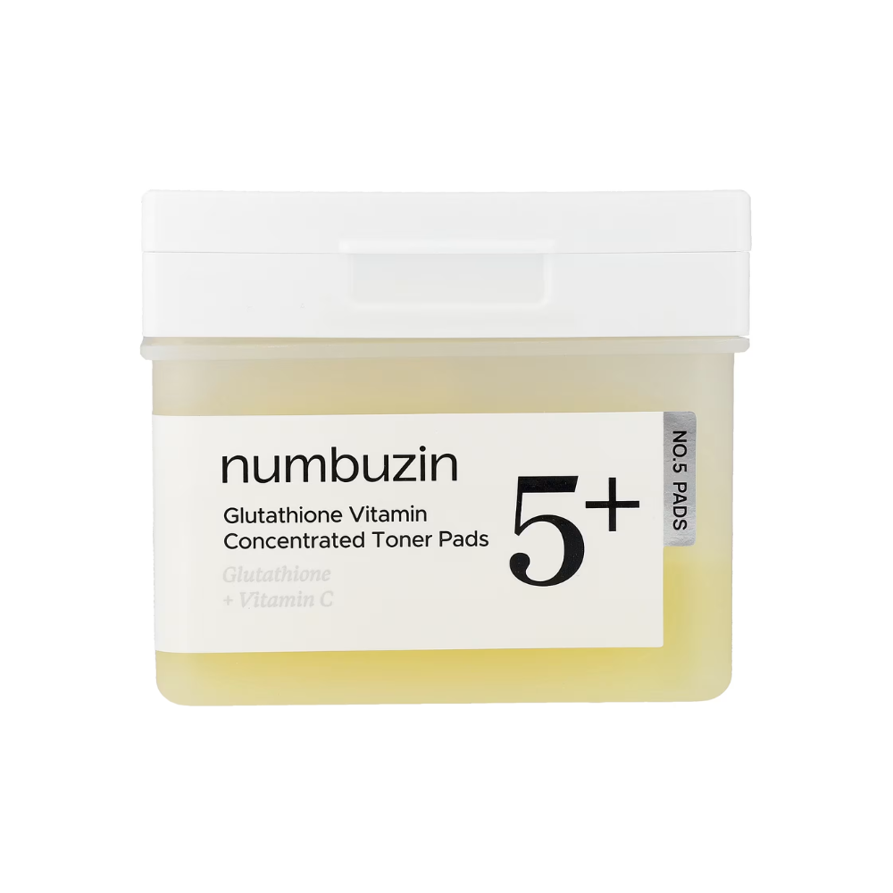 Numbuzin 5+ Glutathione Vitamin Concentrated Toner 70 Pads 180ml