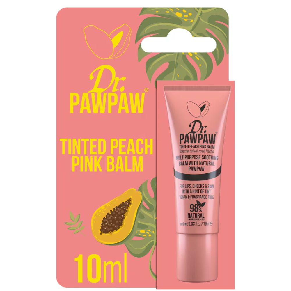 Pawpaw Tinted Peach Pink Lip Balm 10ml