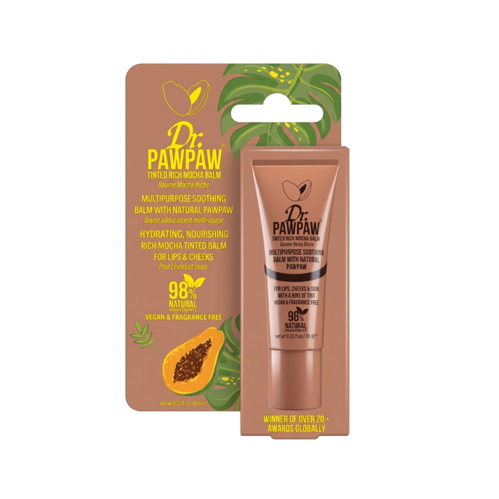 Pawpaw Tinted Rich Mocha Lip Balm 10ml