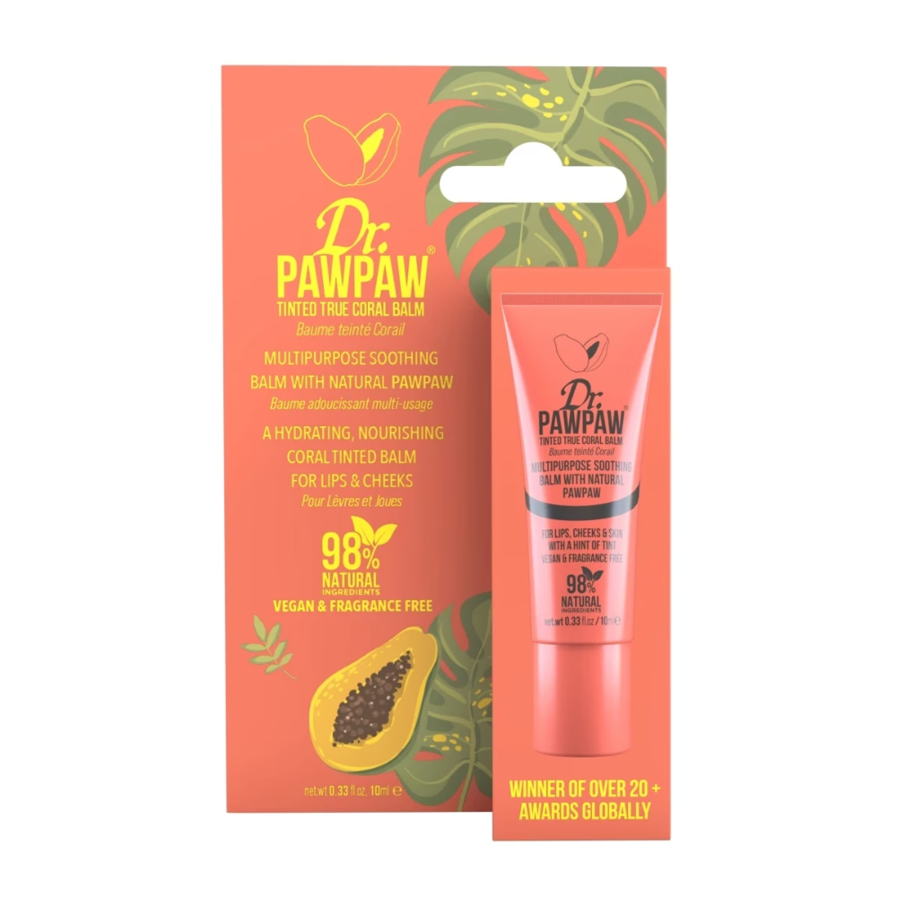 Pawpaw Tinted True Coral Lip Balm 10ml