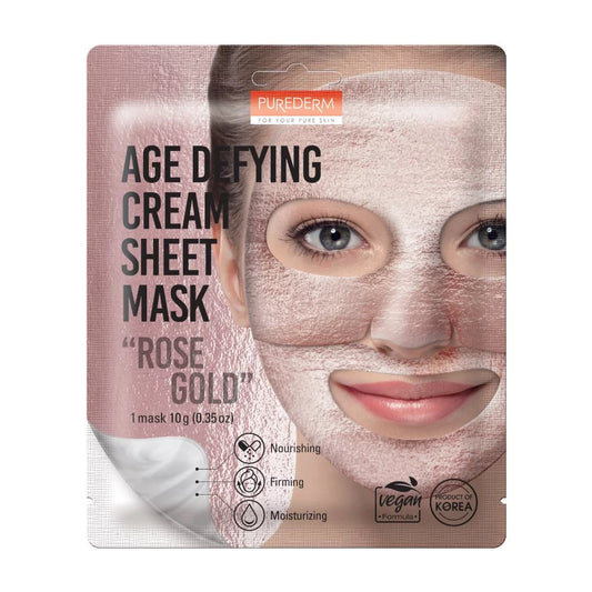Purederm Age Defying Cream Mask Rose Gold 10ml