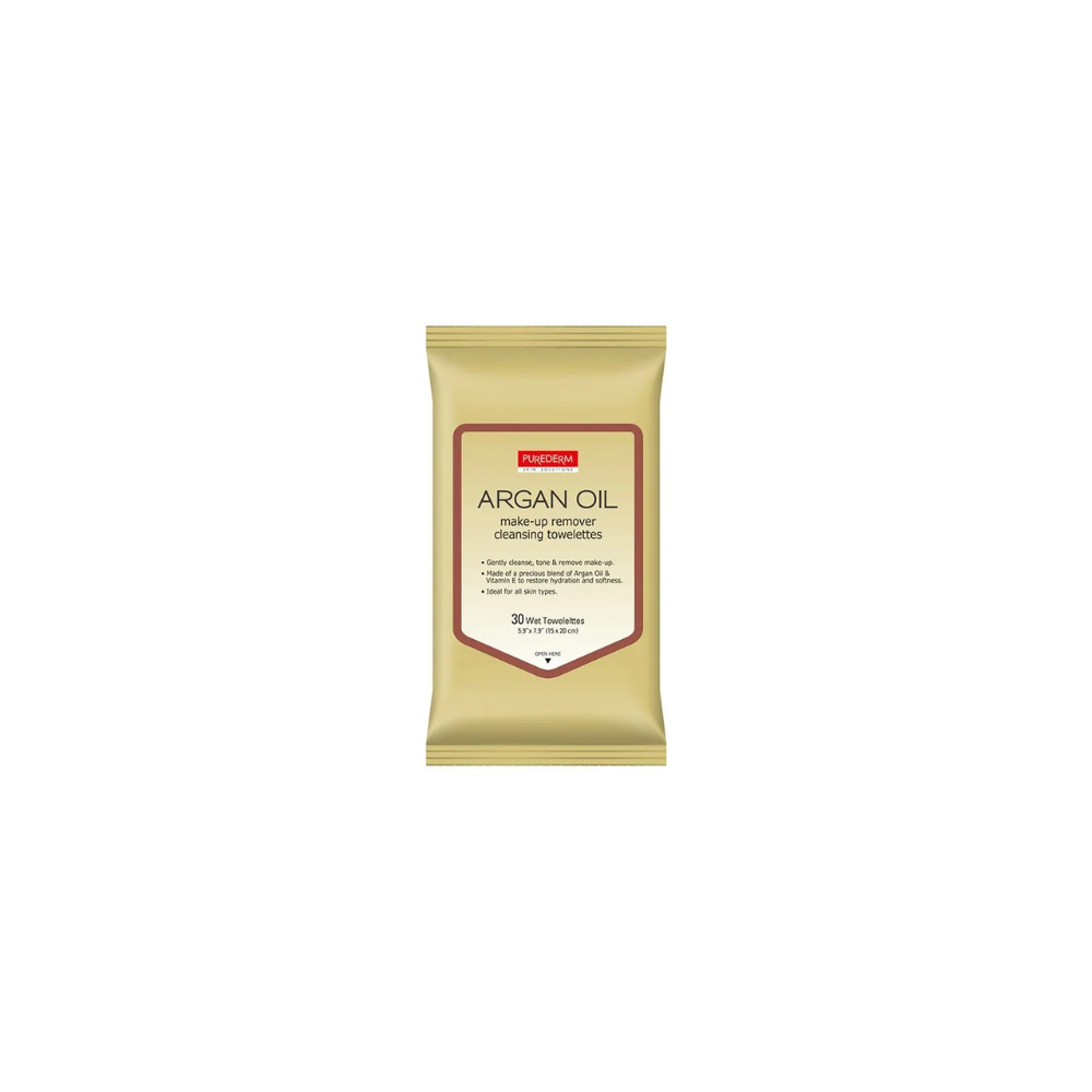 Purederm Argan Oil Make Up Remover 30 Wipes