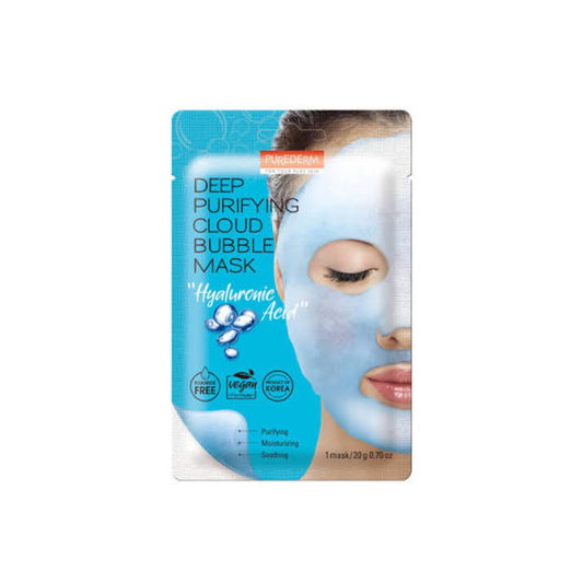 Purederm Deep Purifying Cloud Bubble Mask 20ml Hyaluronic Acid