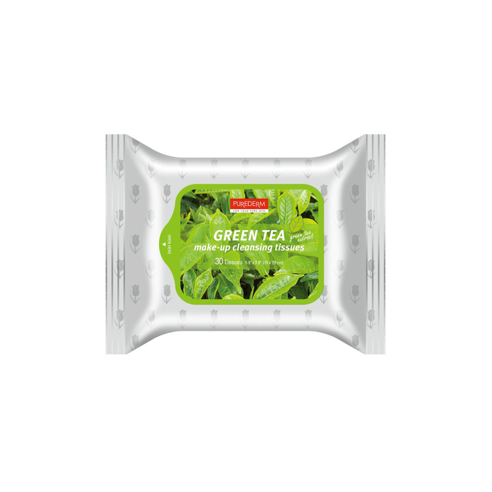 Purederm Green Tea Make Up 30 Wipes