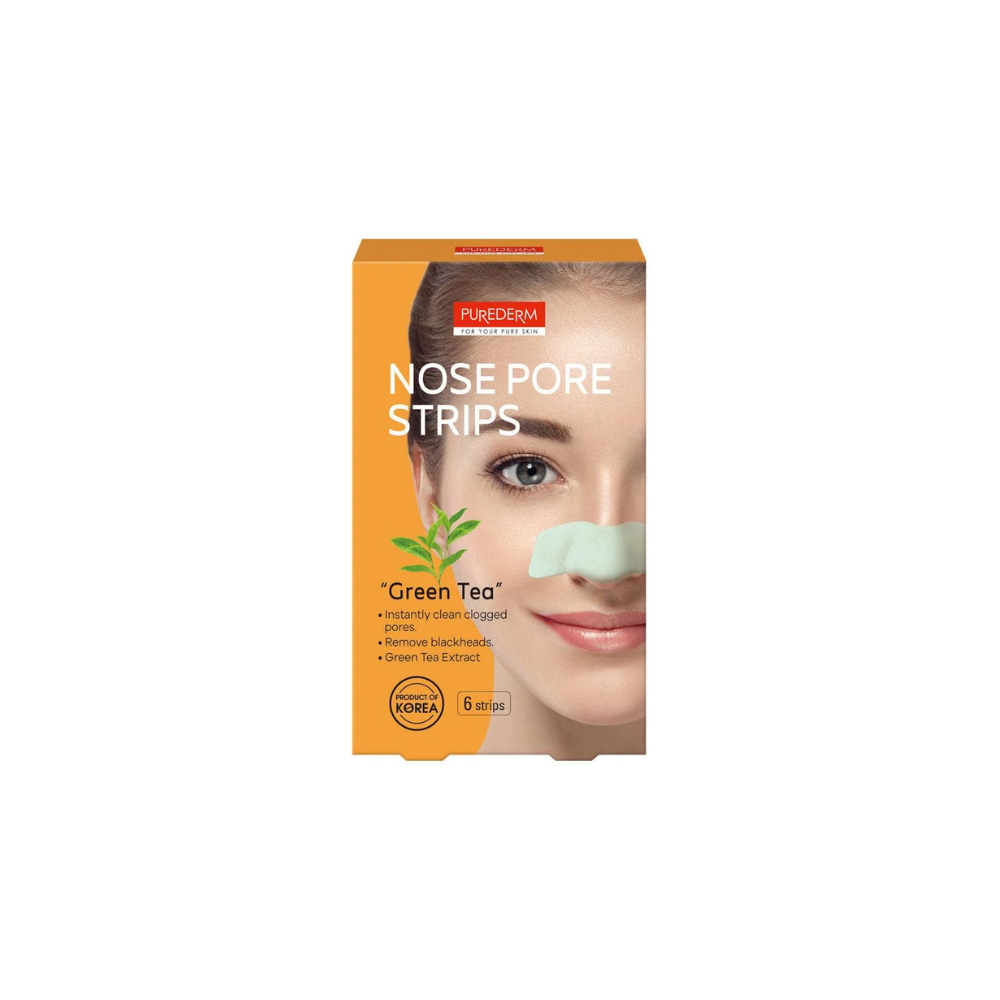 Purederm Green Tea Nose Pore Strips 1p