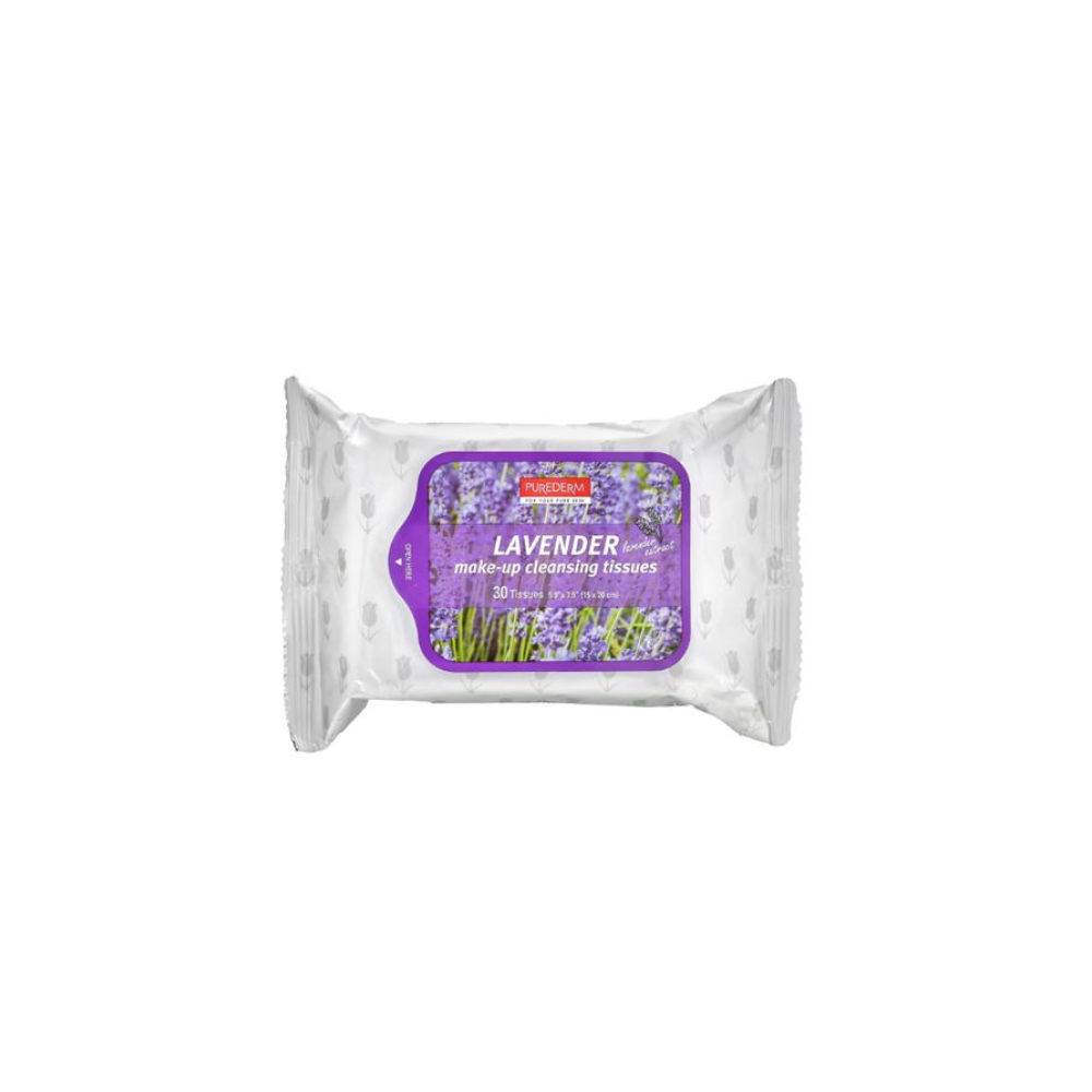 Purederm Lavender Make Up 30 Wipes