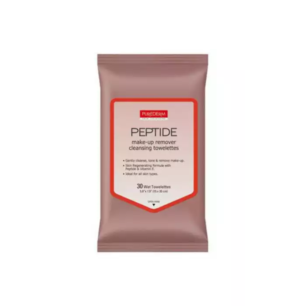 Purederm Peptide Make Up Remover 30 Wipes