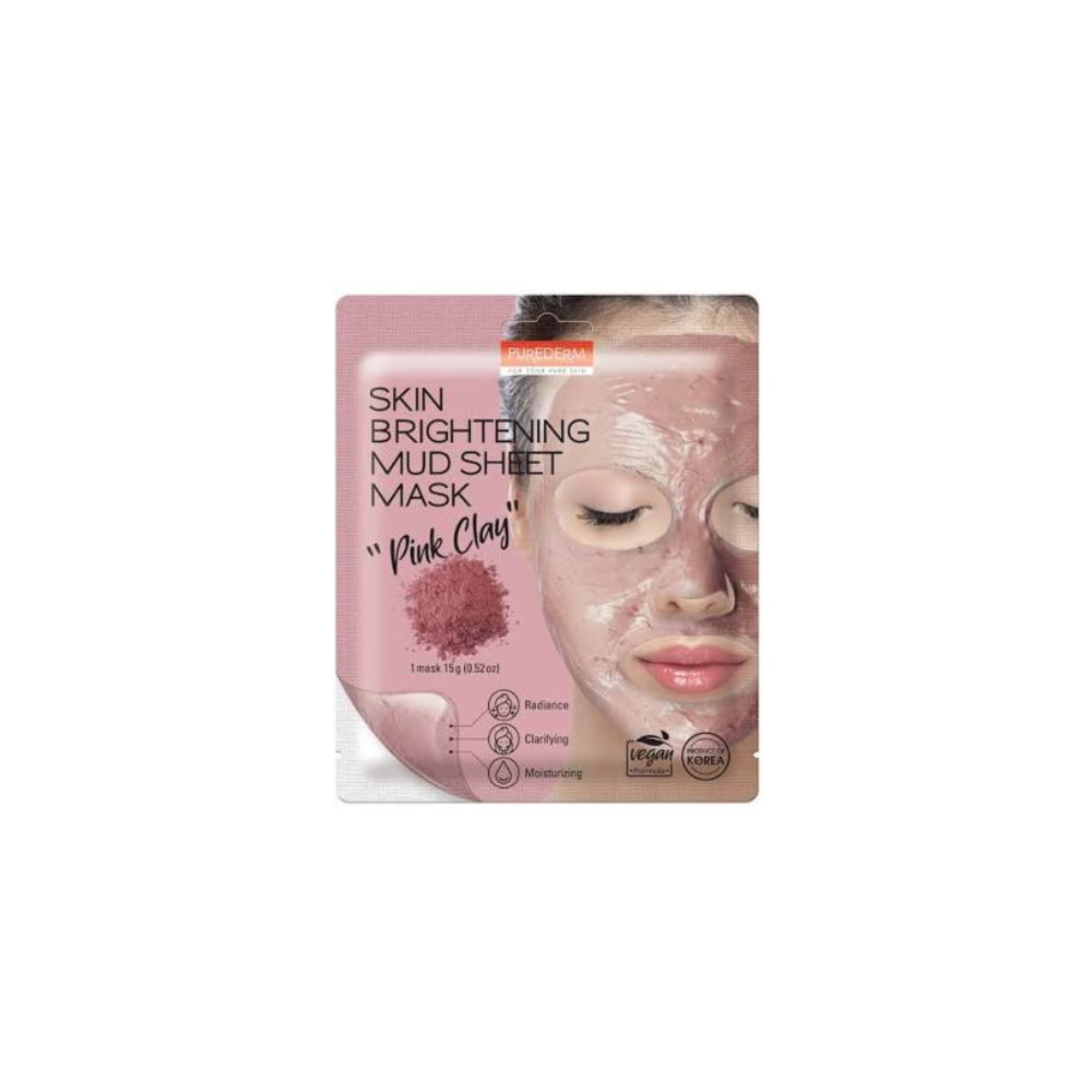 Purederm Pink Clay Brightening Mud Mask 15ml
