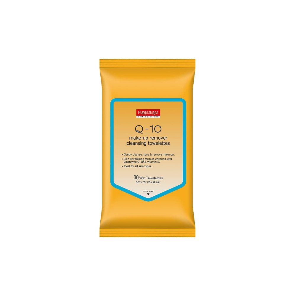 Purederm Q-10 Make Up Remover 30 Wipes