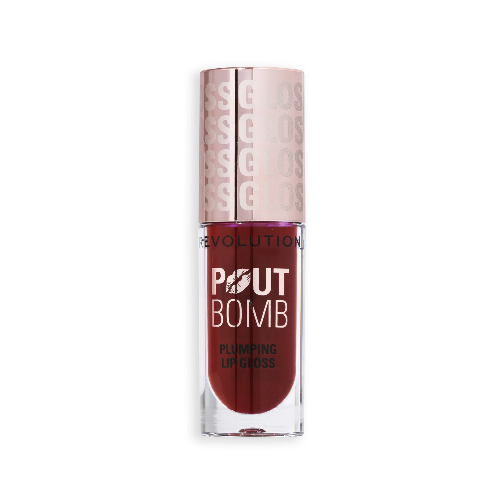 Revolution Pout Bomb Plumping Lip Gloss Berry Mauve