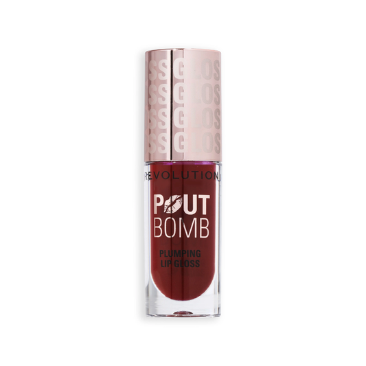 Revolution Pout Bomb Plumping Lip Gloss Berry Mauve