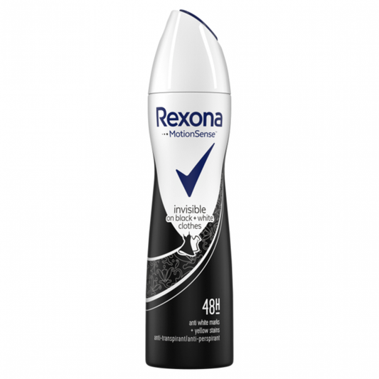 Rexona Invisible B&W Clothes Spray 200ml
