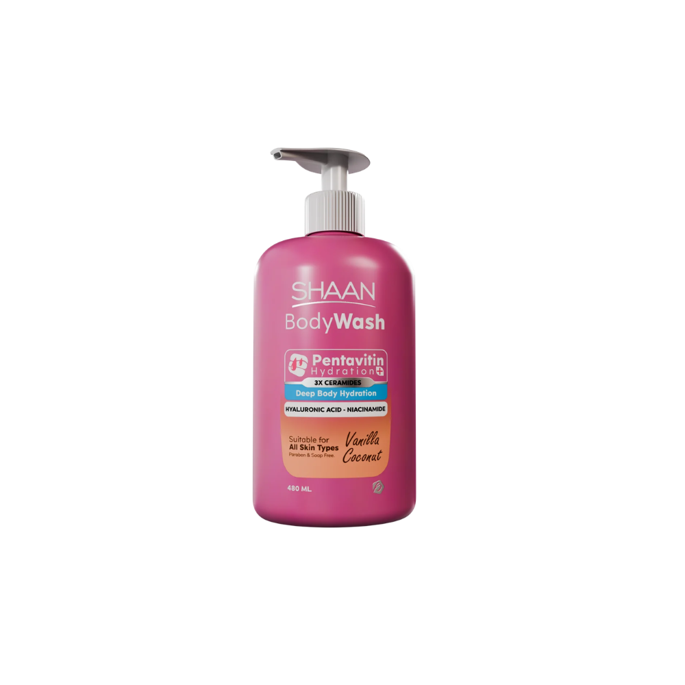 Shaan Body Wash 480ml Vanilla Coconut
