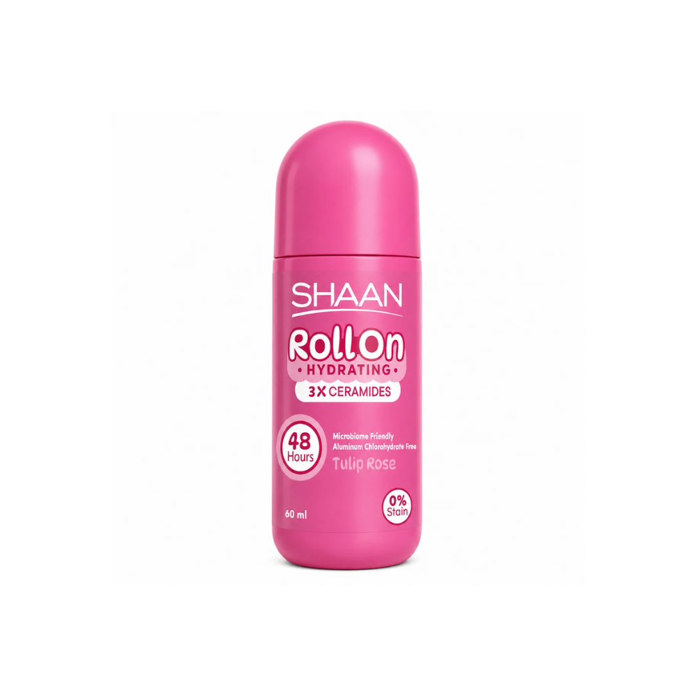 Shaan Roll On 60ml Hydrating Tulip Rose