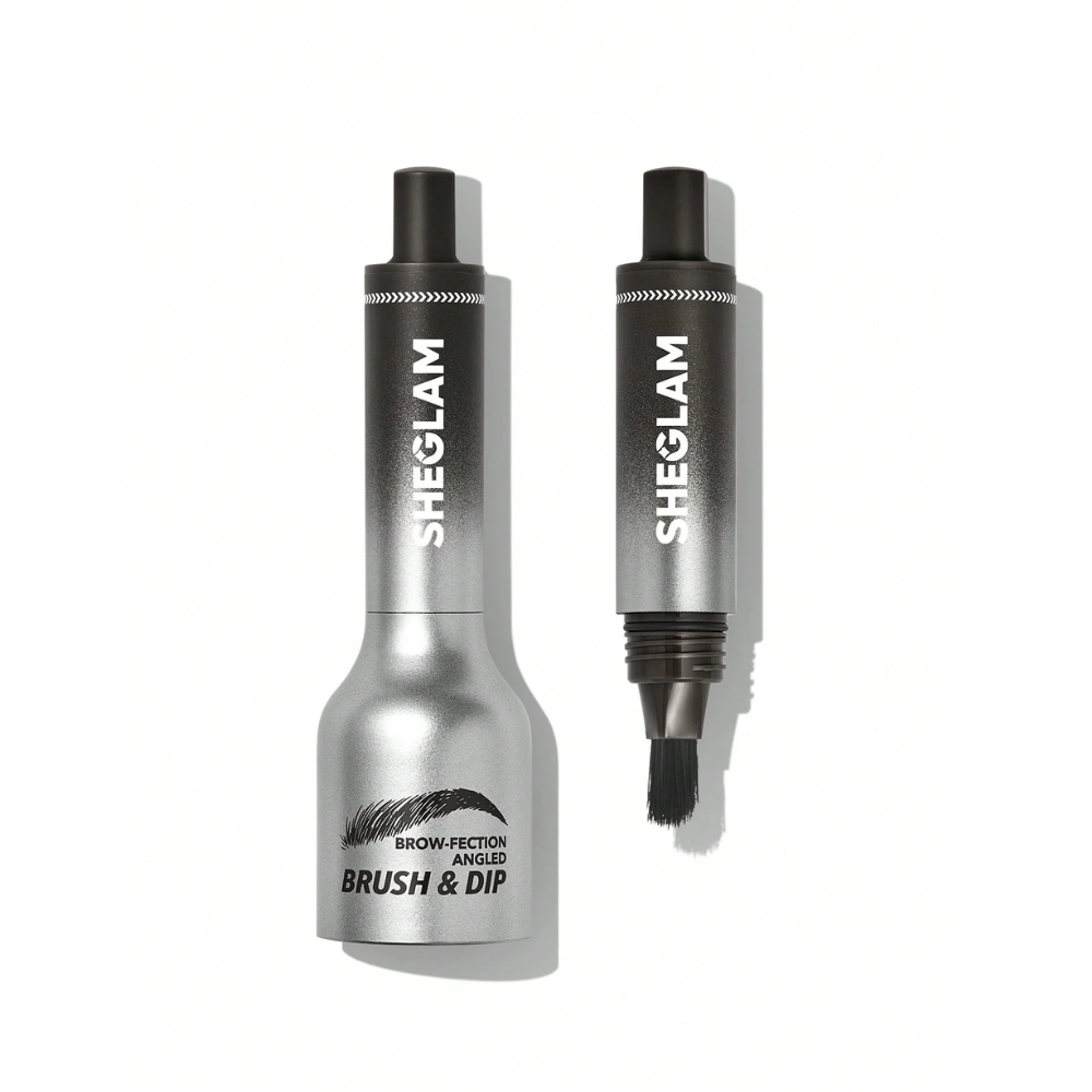 Sheglam Brow Fection Angled Brush&Dip 1.2ml Charcoal