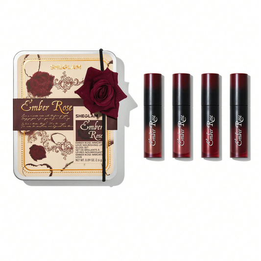 Sheglam Ember Rose Immortal Love Nourishing Lip Gloss Set