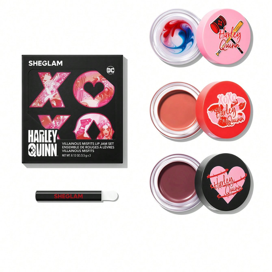Sheglam Harley Quinn Villainous Misfits Lip Jam Set