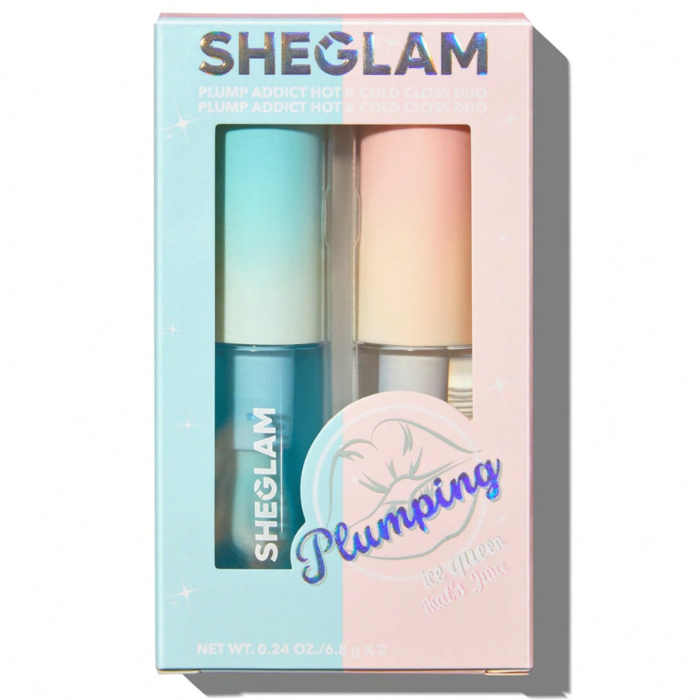Sheglam Plump Addict Hot&Cold Gloss Duo 6.8*2