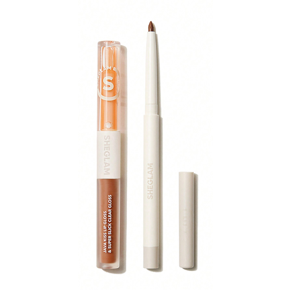 Sheglam Soft 90 Glam Lip Liner&Lip Duo Set 0.28ml Moody Taupe